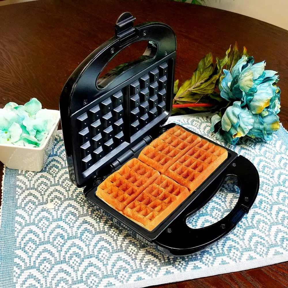 Better Chef Black Waffle Maker Electric Skillets & Indoor Grills Better Chef Black Waffle Maker -Costway Shop black better chef waffle makers 98598020m 44 1000