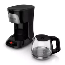 Coffee Makers BLACK+DECKER 5-Cup Black Coffeemaker -Costway Shop black black decker drip coffee makers cm0555b 4f 1000