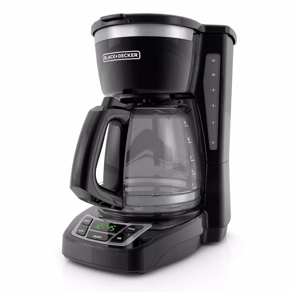 Coffee Makers BLACK+DECKER 12-Cup Black Programmable Coffeemaker 3 Coffee Makers BLACK+DECKER 12-Cup Black Programmable Coffeemaker