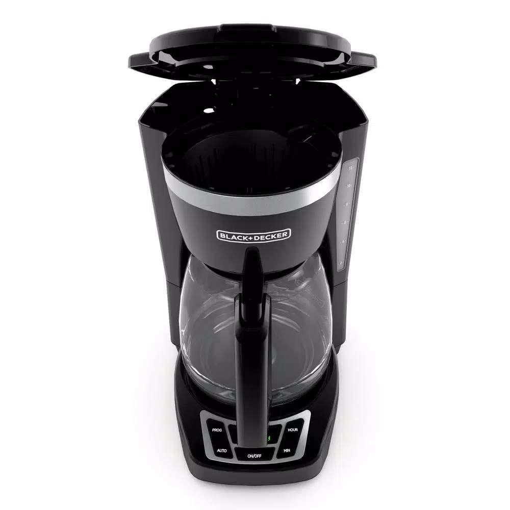Coffee Makers BLACK+DECKER 12-Cup Black Programmable Coffeemaker 4 Coffee Makers BLACK+DECKER 12-Cup Black Programmable Coffeemaker - Image 2