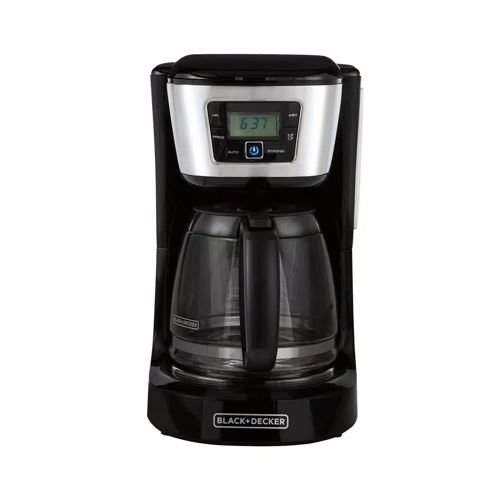 Coffee Makers BLACK+DECKER 12-Cup Programmable Black Coffee Maker With Built-In Timer 4 Coffee Makers BLACK+DECKER 12-Cup Programmable Black Coffee Maker With Built-In Timer - Image 2