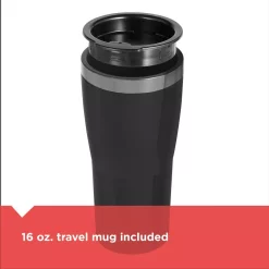 Coffee Makers BLACK+DECKER Black Single Serve Drip Coffee Maker With Travel Mug 8 Coffee Makers BLACK+DECKER Black Single Serve Drip Coffee Maker With Travel Mug -Costway Shop black black decker single serve coffee makers cm618 fa 1000
