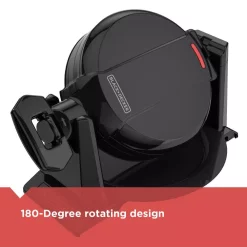 Electric Skillets & Indoor Grills BLACK+DECKER 2-Waffle Black Flip Belgian Waffle Maker 14 Electric Skillets & Indoor Grills BLACK+DECKER 2-Waffle Black Flip Belgian Waffle Maker -Costway Shop black black decker waffle makers wmd200b 1f 1000