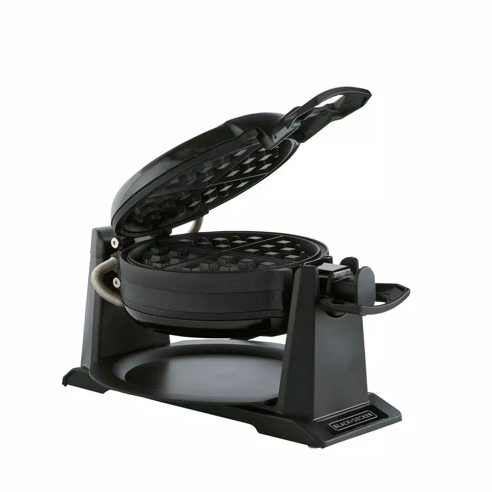 Electric Skillets & Indoor Grills BLACK+DECKER 2-Waffle Black Flip Belgian Waffle Maker 10 Electric Skillets & Indoor Grills BLACK+DECKER 2-Waffle Black Flip Belgian Waffle Maker - Image 8