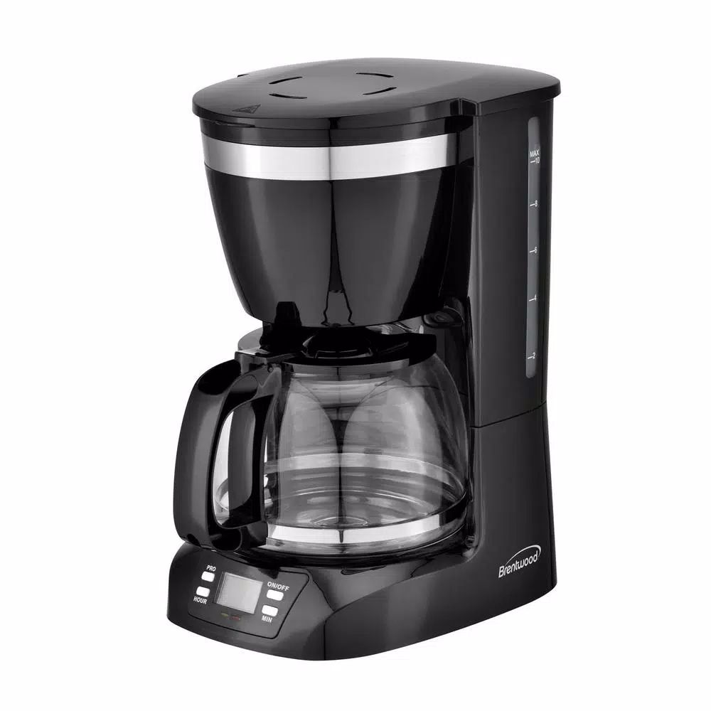 Brentwood Appliances 10-Cup Black Digital Coffee Maker Coffee Makers Brentwood Appliances 10-Cup Black Digital Coffee Maker -Costway Shop black brentwood appliances drip coffee makers ts 219bk 64 1000