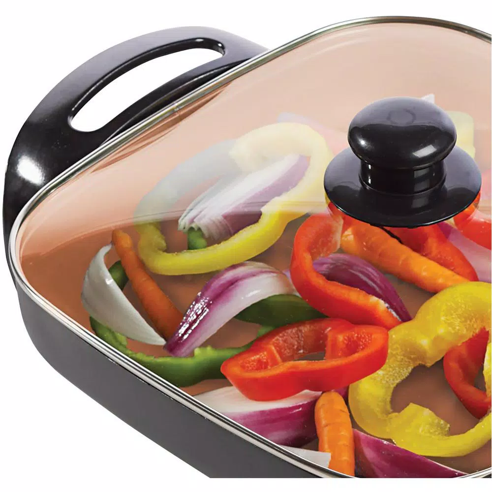 Electric Skillets & Indoor Grills Brentwood Appliances 144 Sq. In. Copper Nonstick Electric Skillet 9 Electric Skillets & Indoor Grills Brentwood Appliances 144 Sq. In. Copper Nonstick Electric Skillet - Image 7