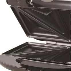 Electric Skillets & Indoor Grills Brentwood Appliances 750 W Black Nonstick Compact Dual Sandwich Maker -Costway Shop black brentwood appliances panini presses ts 240b 44 1000