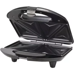 Electric Skillets & Indoor Grills Brentwood Appliances 750 W Black Nonstick Compact Dual Sandwich Maker -Costway Shop black brentwood appliances panini presses ts 240b 77 1000