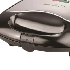 Electric Skillets & Indoor Grills Brentwood Appliances 750 W Black Nonstick Compact Dual Sandwich Maker -Costway Shop black brentwood appliances panini presses ts 240b c3 1000