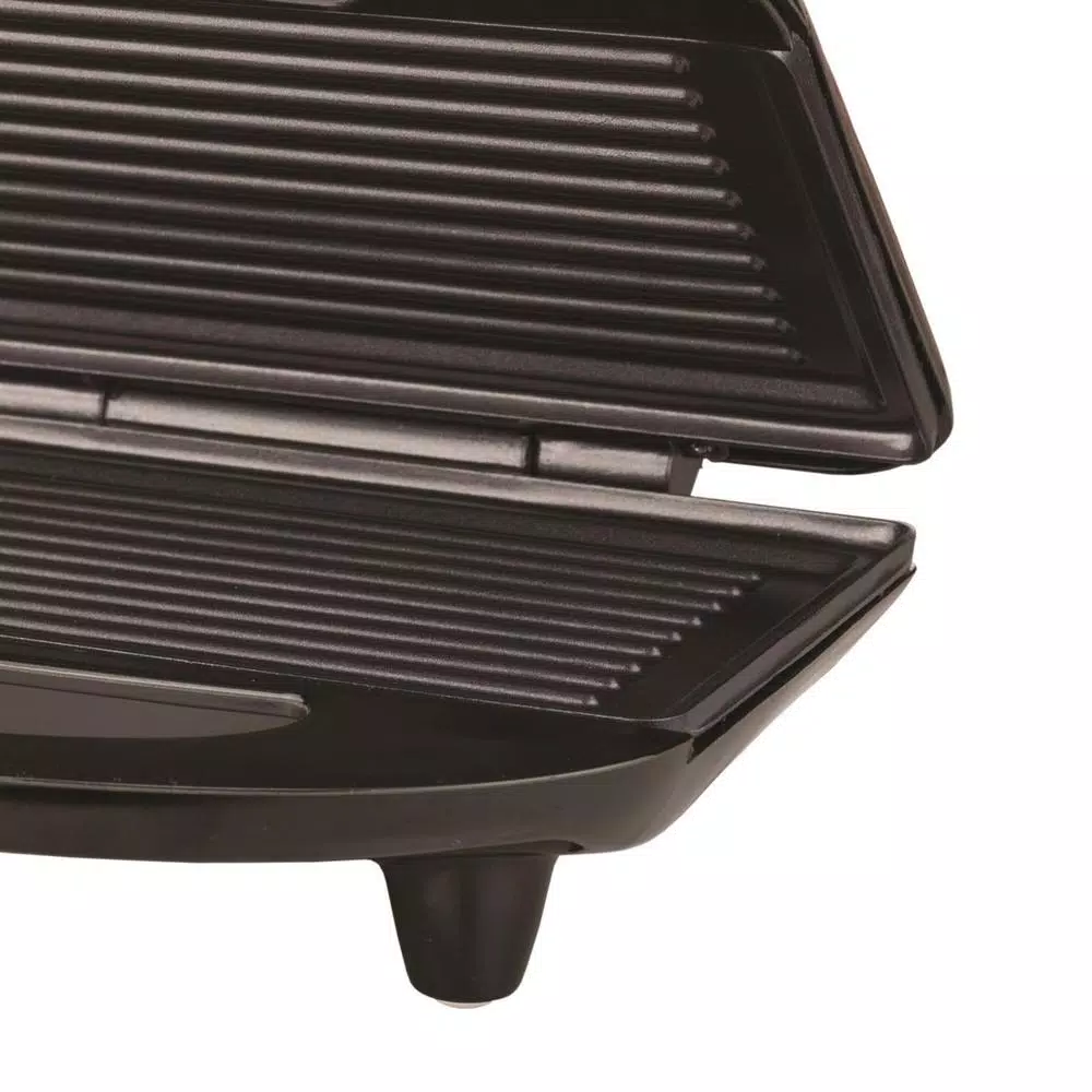 Electric Skillets & Indoor Grills Brentwood Appliances 750 W Black Nonstick Panini Press And Sandwich Maker 5 Electric Skillets & Indoor Grills Brentwood Appliances 750 W Black Nonstick Panini Press And Sandwich Maker - Image 3