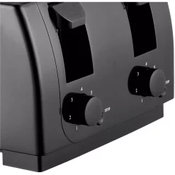 Toasters Brentwood Appliances 4-Slice Black Toaster With Cool-Touch Exterior -Costway Shop black brentwood appliances pop up toasters ts 285 4f 1000