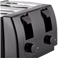 Toasters Brentwood Appliances 4-Slice Black Toaster With Cool-Touch Exterior -Costway Shop black brentwood appliances pop up toasters ts 285 c3 1000