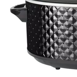 Cookers Brentwood Appliances Diamond 7 Qt. Black Slow Cooker With Tempered Glass Lid 13 Cookers Brentwood Appliances Diamond 7 Qt. Black Slow Cooker With Tempered Glass Lid -Costway Shop black brentwood appliances slow cookers sc 157bk 44 1000