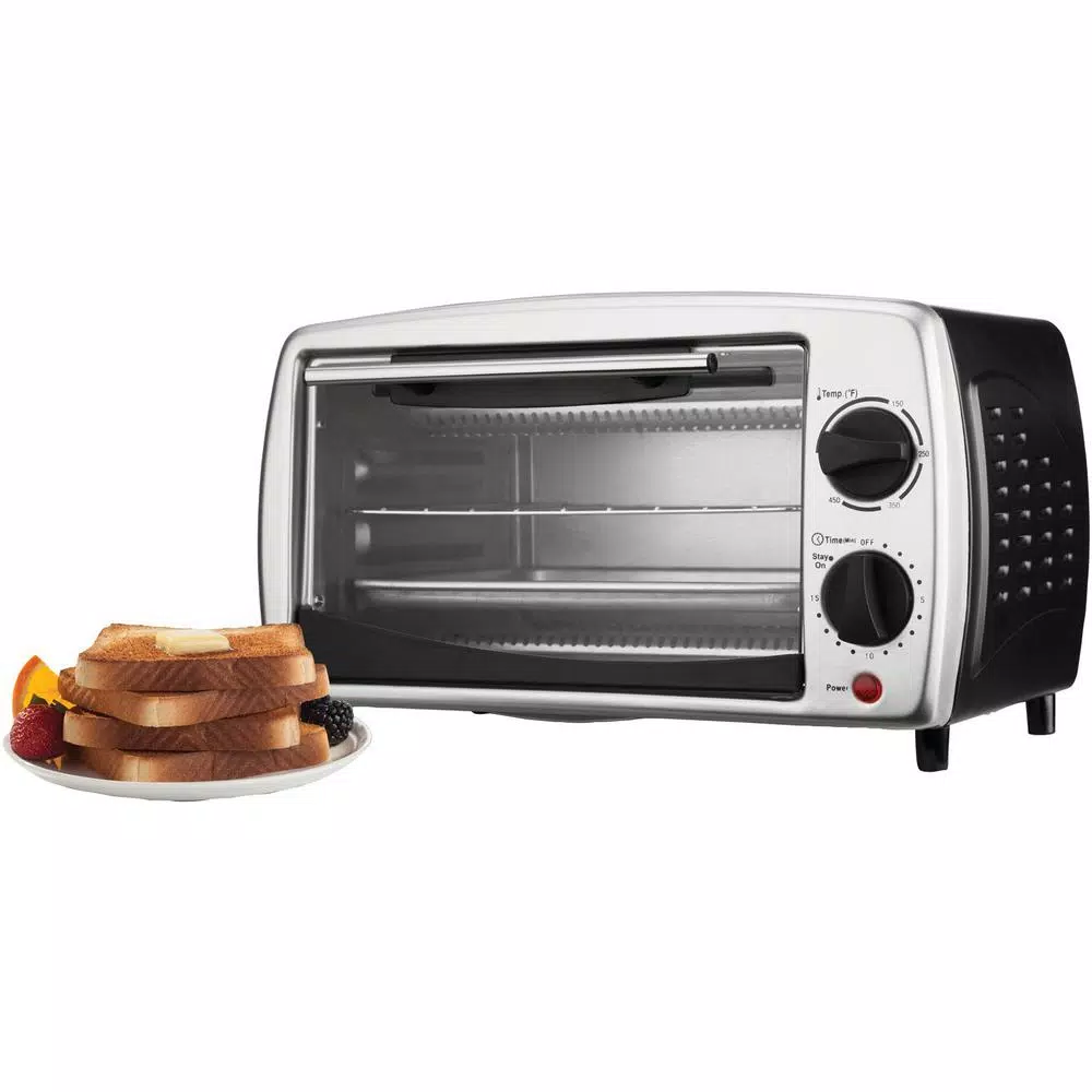 Toasters Brentwood Appliances 700 W Silver 4-Slice Toaster Oven And Broiler 6 Toasters Brentwood Appliances 700 W Silver 4-Slice Toaster Oven And Broiler - Image 4