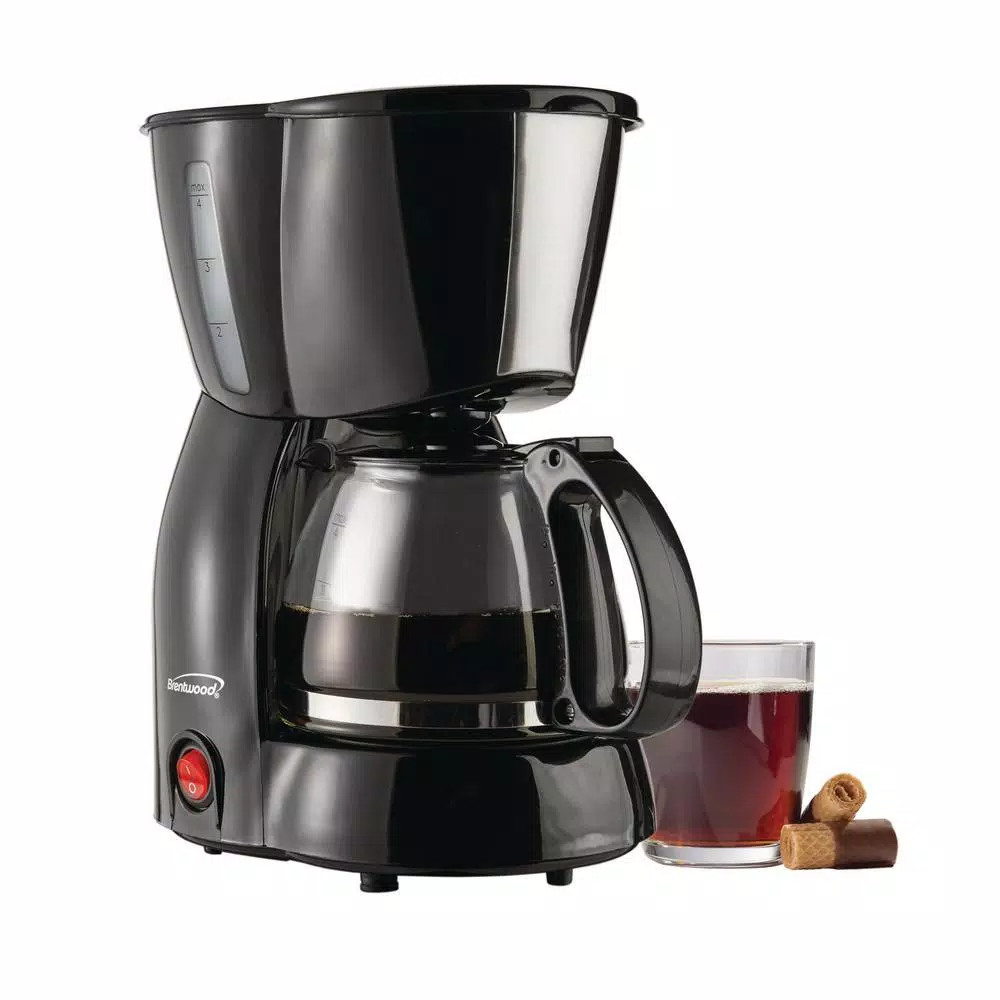 Brentwood 4-Cup Black Coffee Maker Coffee Makers Brentwood 4-Cup Black Coffee Maker -Costway Shop black brentwood drip coffee makers ts 213bk 31 1000