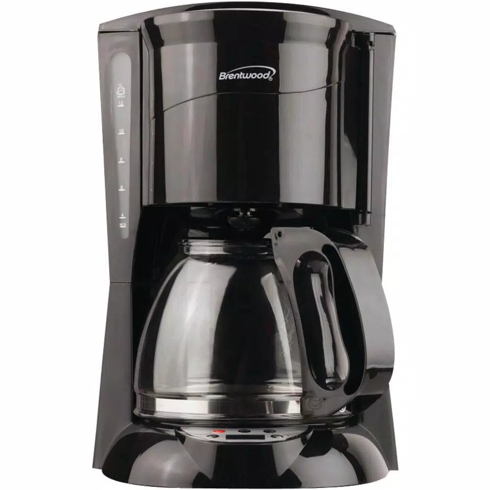 Brentwood 12-Cup Coffee Maker in Black Coffee Makers Brentwood 12-Cup Coffee Maker In Black -Costway Shop black brentwood drip coffee makers ts 218b 64 1000