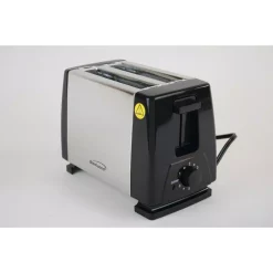 Toasters Brentwood 2-Slice Black Extra-Wide Slot Toaster -Costway Shop black brentwood pop up toasters ts 280s 1f 1000