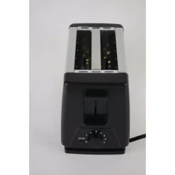 Toasters Brentwood 2-Slice Black Extra-Wide Slot Toaster -Costway Shop black brentwood pop up toasters ts 280s 44 1000