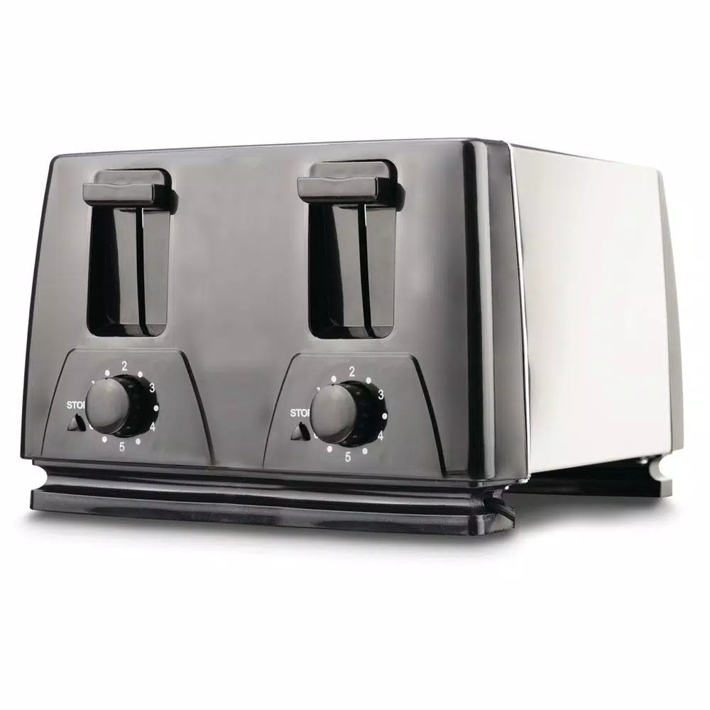 Brentwood 4-Slice Black Toaster Toasters Brentwood 4-Slice Black Toaster -Costway Shop black brentwood pop up toasters ts 284 c3 1000