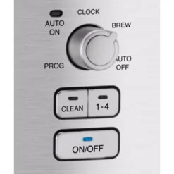 Coffee Makers Cuisinart 12-Cup Black Chrome Drip Coffee Maker With Programmable Settings -Costway Shop black chrome cuisinart drip coffee makers dcc 3000p1 4f 1000