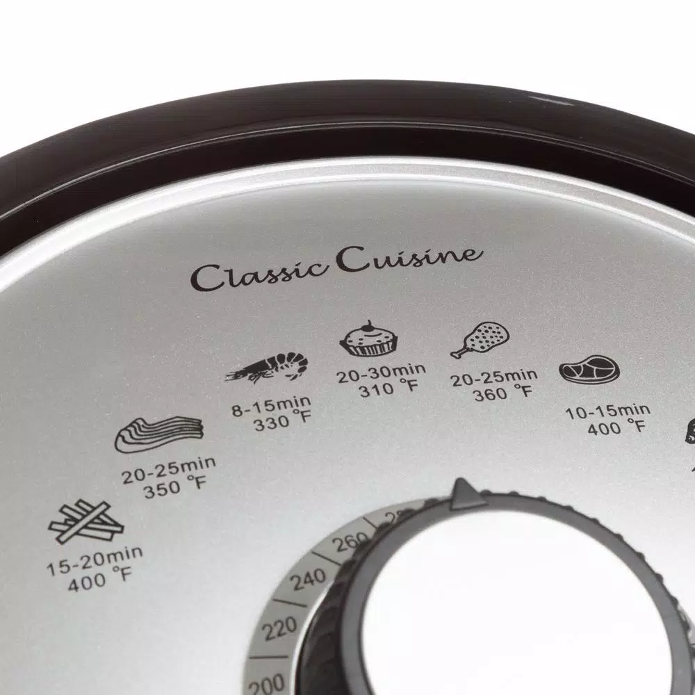 Classic Cuisine 3.7 Qt. Oil-Free Air Fryer Air Fryers Classic Cuisine 3.7 Qt. Oil-Free Air Fryer -Costway Shop black classic cuisine air fryers hw031116 44 1000