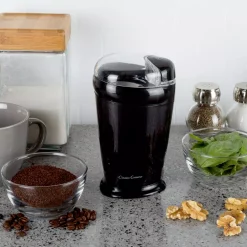 Coffee Makers Classic Cuisine 1.41 Oz. Black Blade Coffee Bean Grinder And Spice Grinder -Costway Shop black classic cuisine coffee grinders m030213 31 1000