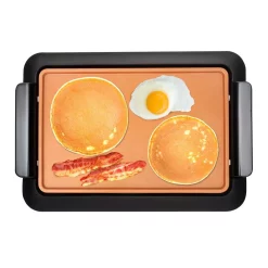 Electric Skillets & Indoor Grills Gotham Steel 234 Sq. In. Black Copper Non-Stick Ti-Ceramic Smoke-less Electric Indoor Grill & Griddle -Costway Shop black copper gotham steel indoor grills 1811mdb hd 44 1000