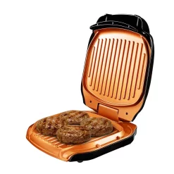 Electric Skillets & Indoor Grills Gotham Steel 72 Sq. In. Black Copper Low Fat Indoor Grill 5 Electric Skillets & Indoor Grills Gotham Steel 72 Sq. In. Black Copper Low Fat Indoor Grill -Costway Shop black copper gotham steel indoor grills 2053 31 1000