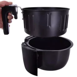 Air Fryers Costway 1400-Watt Electric Air Fryer 3.4 Qt. LCD Touch Screen Timer And Temperature Control 15 Air Fryers Costway 1400-Watt Electric Air Fryer 3.4 Qt. LCD Touch Screen Timer And Temperature Control -Costway Shop black costway air fryers ep23239 44 1000