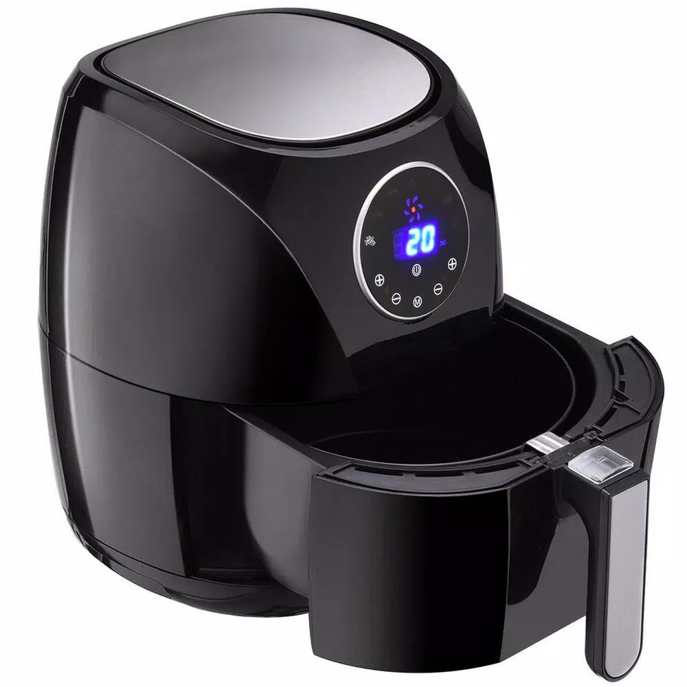 Air Fryers Costway 1400-Watt Electric Air Fryer 3.4 Qt. LCD Touch Screen Timer And Temperature Control 5 Air Fryers Costway 1400-Watt Electric Air Fryer 3.4 Qt. LCD Touch Screen Timer And Temperature Control - Image 3