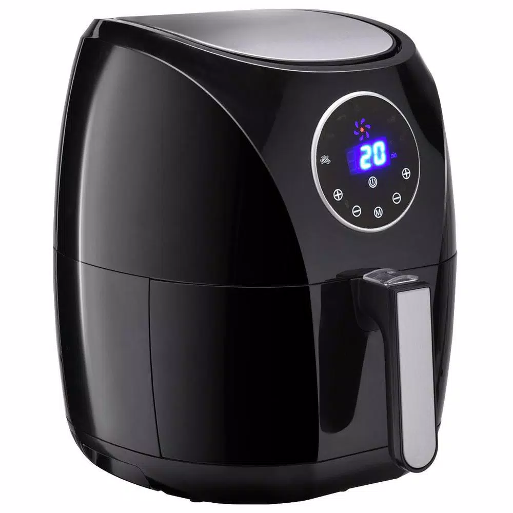 Air Fryers Costway 1400-Watt Electric Air Fryer 3.4 Qt. LCD Touch Screen Timer And Temperature Control 4 Air Fryers Costway 1400-Watt Electric Air Fryer 3.4 Qt. LCD Touch Screen Timer And Temperature Control - Image 2