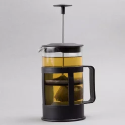 Coffee Makers Creative Home 1000 Ml (34 Oz.) 4 Cups Glass French Press Coffee Plunger Tea Maker For Loose Tea Leaves Or Coffee, Black -Costway Shop black creative home french presses 45007 44 1000