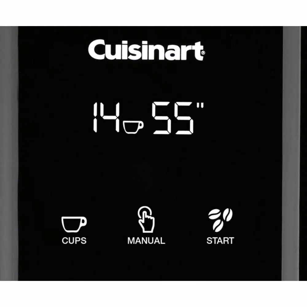 Cuisinart Touchscreen 8 oz. Black Burr Coffee Grinder Coffee Makers Cuisinart Touchscreen 8 Oz. Black Burr Coffee Grinder -Costway Shop black cuisinart coffee grinders dbm t10 1f 1000