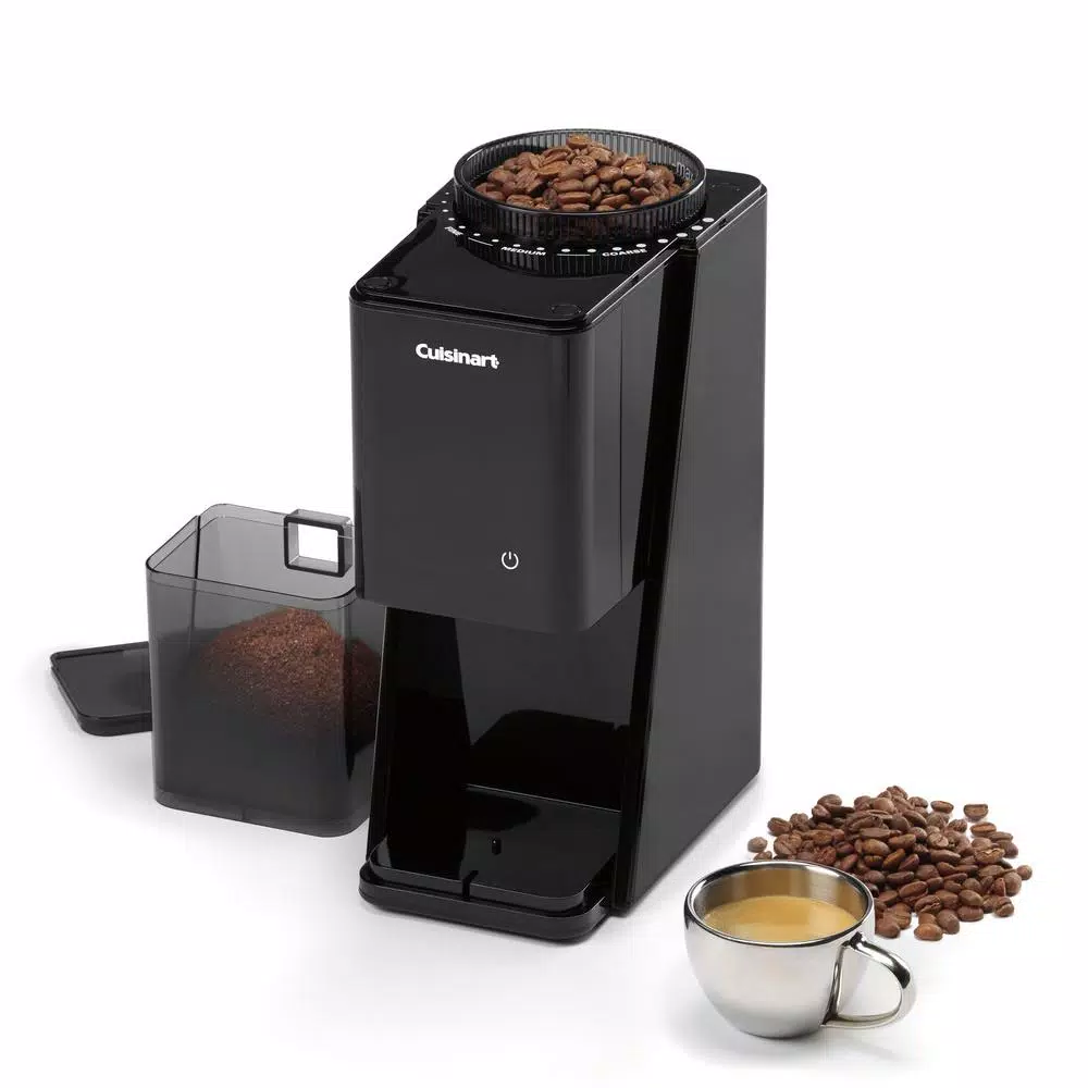 Cuisinart Touchscreen 8 oz. Black Burr Coffee Grinder Coffee Makers Cuisinart Touchscreen 8 Oz. Black Burr Coffee Grinder -Costway Shop black cuisinart coffee grinders dbm t10 31 1000