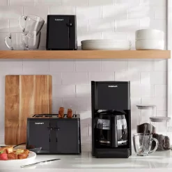 Toasters Cuisinart Touchscreen 2-Slice Black Wide Slot Toaster 13 Toasters Cuisinart Touchscreen 2-Slice Black Wide Slot Toaster -Costway Shop black cuisinart pop up toasters cpt t20 31 1000