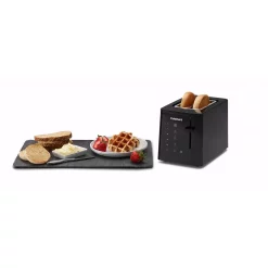 Toasters Cuisinart Touchscreen 2-Slice Black Wide Slot Toaster 12 Toasters Cuisinart Touchscreen 2-Slice Black Wide Slot Toaster -Costway Shop black cuisinart pop up toasters cpt t20 44 1000