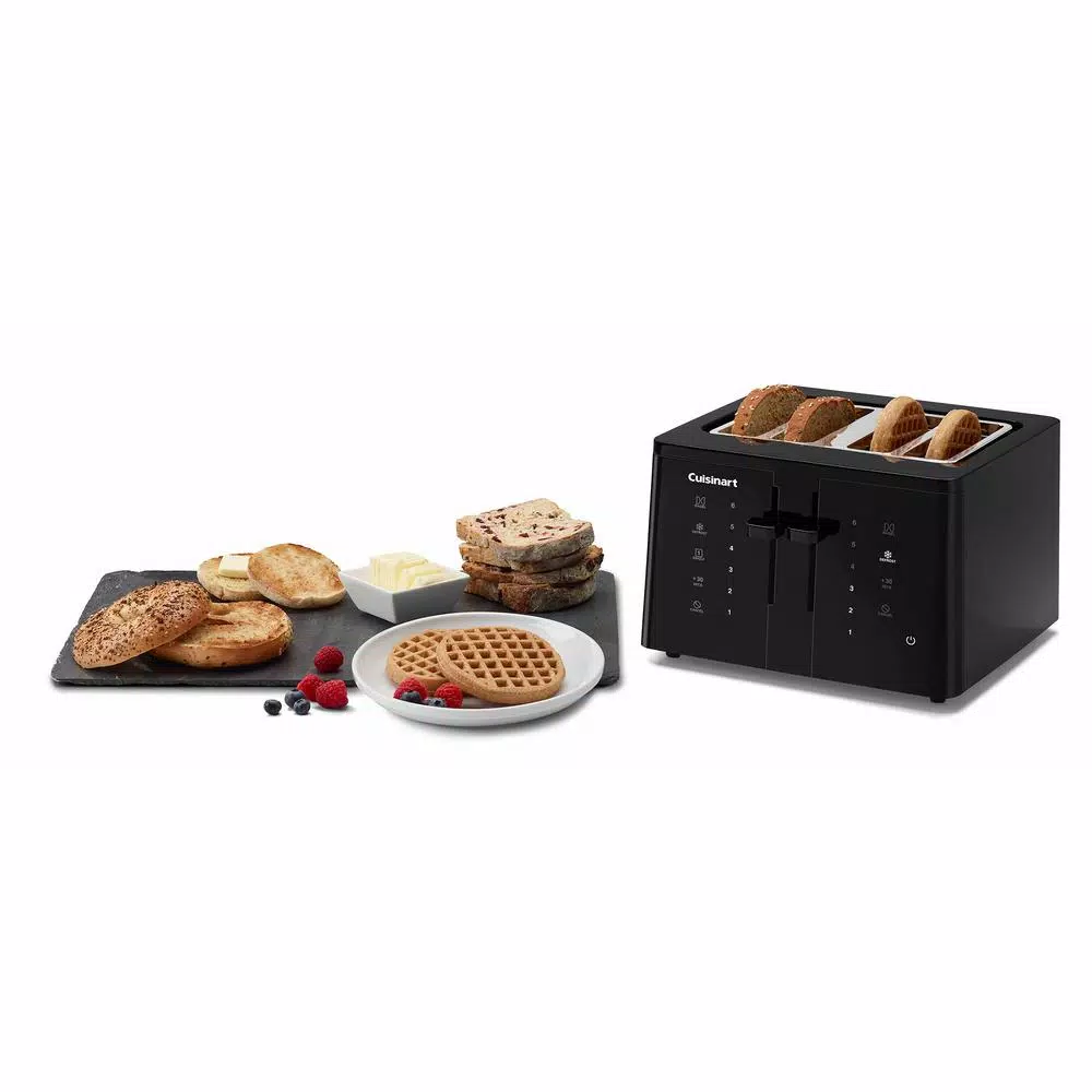 Toasters Cuisinart Touchscreen 4-Slice Black Wide Slot Toaster 7 Toasters Cuisinart Touchscreen 4-Slice Black Wide Slot Toaster - Image 5