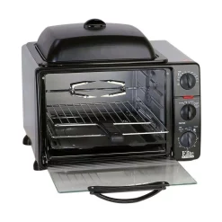 Toasters Elite Platinum Black Toaster Oven