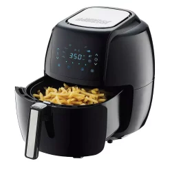 Air Fryers GoWISE USA 8-in-1 5.8 Qt. Black Electric Air Fryer With Recipe Book 3 Air Fryers GoWISE USA 8-in-1 5.8 Qt. Black Electric Air Fryer With Recipe Book -Costway Shop black gowise usa air fryers gw22731 4f 1000