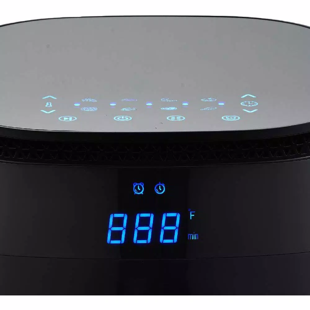 GoWISE USA 5 Qt. Black Air Fryer with Duo Touchscreen Display Air Fryers GoWISE USA 5 Qt. Black Air Fryer With Duo Touchscreen Display -Costway Shop black gowise usa air fryers gw22821 s 1f 1000