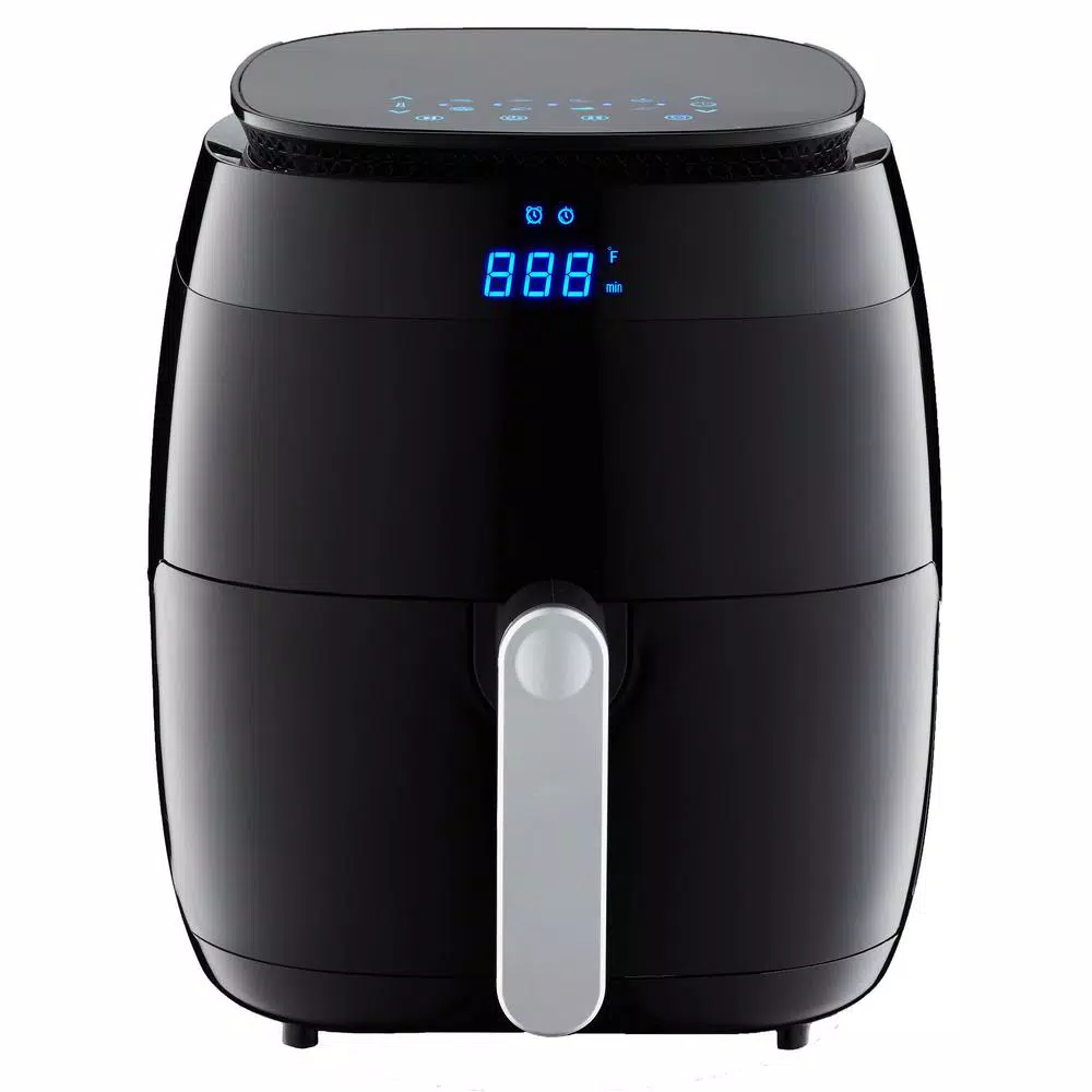 GoWISE USA 5 Qt. Black Air Fryer with Duo Touchscreen Display Air Fryers GoWISE USA 5 Qt. Black Air Fryer With Duo Touchscreen Display -Costway Shop black gowise usa air fryers gw22821 s 64 1000