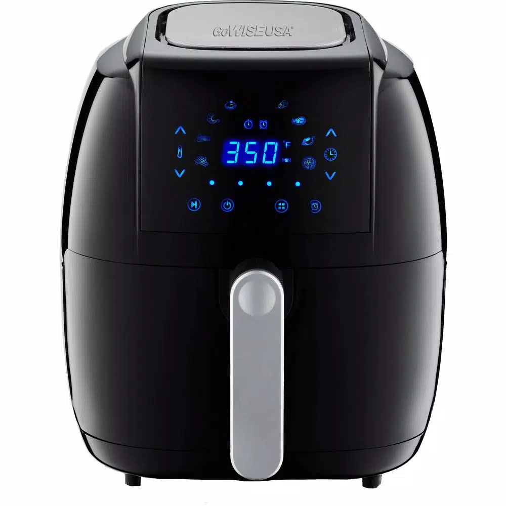 GoWISE USA 8-in-1 5.0 Qt. Black Electric Air Fryer with Recipe Book Air Fryers GoWISE USA 8-in-1 5.0 Qt. Black Electric Air Fryer With Recipe Book -Costway Shop black gowise usa air fryers gw22921 s 64 1000