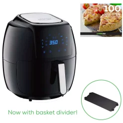 Air Fryers GoWISE USA 8-in-1 7.0 Qt. Black Electric Air Fryer With Recipe Book 5 Air Fryers GoWISE USA 8-in-1 7.0 Qt. Black Electric Air Fryer With Recipe Book -Costway Shop black gowise usa air fryers gw22931 1f 1000