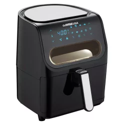 Air Fryers GoWISE USA 4 Qt. Black Electric Air Fryer With See Through Window And 8-Presets -Costway Shop black gowise usa air fryers gw22953 1f 1000