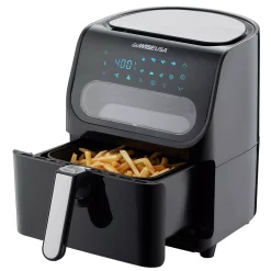 Air Fryers GoWISE USA 4 Qt. Black Electric Air Fryer With See Through Window And 8-Presets -Costway Shop black gowise usa air fryers gw22953 44 1000