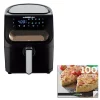Air Fryers GoWISE USA 4 Qt. Black Electric Air Fryer With See Through Window And 8-Presets -Costway Shop black gowise usa air fryers gw22953 64 1000