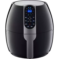 Air Fryers GoWISE USA 5.0 Qt. Black Electric Air Fryer With 8-Presets With Recipe Book