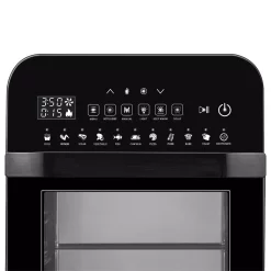 Air Fryers GoWISE USA 1600-Watts 12.7 Qt. Black Air Fryer Oven With Rotisserie, Dehydrator And 11-Cooking Presets 4 Air Fryers GoWISE USA 1600-Watts 12.7 Qt. Black Air Fryer Oven With Rotisserie, Dehydrator And 11-Cooking Presets -Costway Shop black gowise usa air fryers gw44803 4f 1000