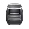 Air Fryers Hamilton Beach 11 Qt. Black Digital Air Fryer With Rotisserie And Rotating Basket -Costway Shop black hamilton beach air fryers 35070 64 1000