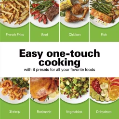 Air Fryers Hamilton Beach 11 Qt. Black Digital Air Fryer With Rotisserie And Rotating Basket -Costway Shop black hamilton beach air fryers 35070 c3 1000